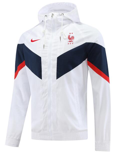 France 2022 World Cup White Windbreaker Jacket