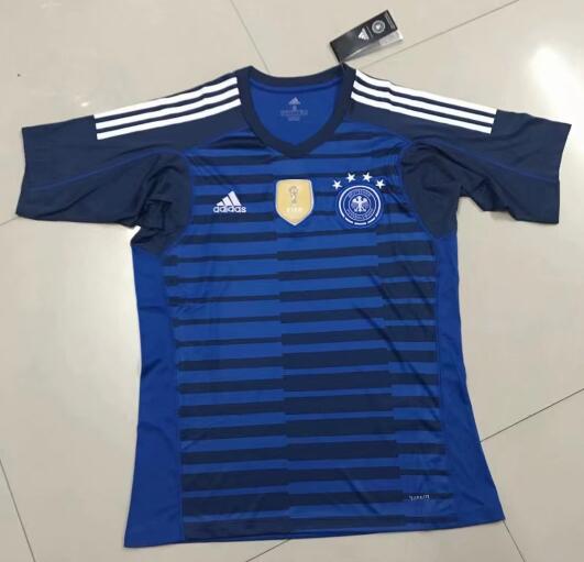Germany 2018 FIFA World Cup Goalkeeper Blue Shirt Soccer Jersey
