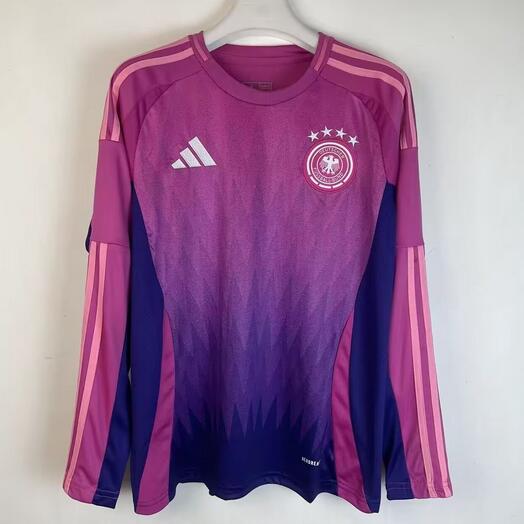 Germany 2024 Euro Cup Away Long Sleeved Shirt Soccer Jersey