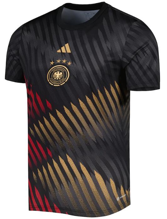 Germany 2022 World Cup Black Pre-Match Training Shirt