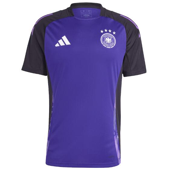 Germany 2024 Euro Cup Purple Black Training Shirt