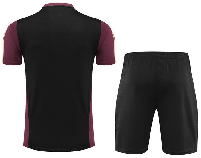 Germany 2023/24 Red Black Training Suit (Shirt+Shorts)