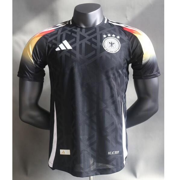 Germany 2024 Euro Cup Black Match Version Shirt Soccer Jersey