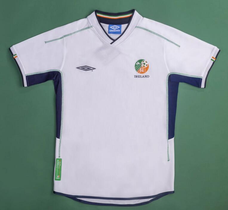 Ireland 2002 Away Retro Shirt Soccer Jersey
