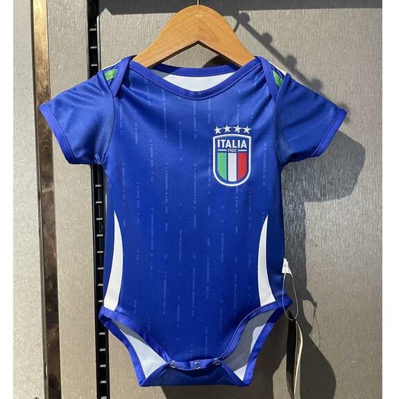 Italy 2024 Euro Cup Home Infant Baby Shirt Soccer Jersey Kit