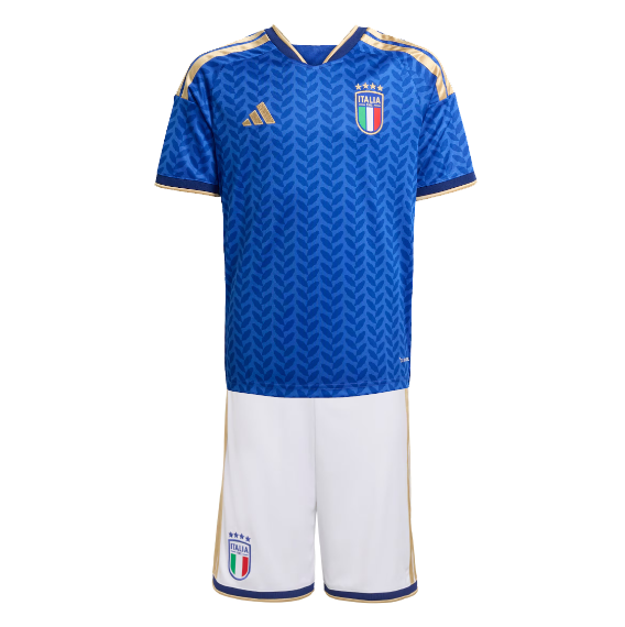 Italy 2026/27 Home Kids Soccer Kits Youth Shirt + Shorts