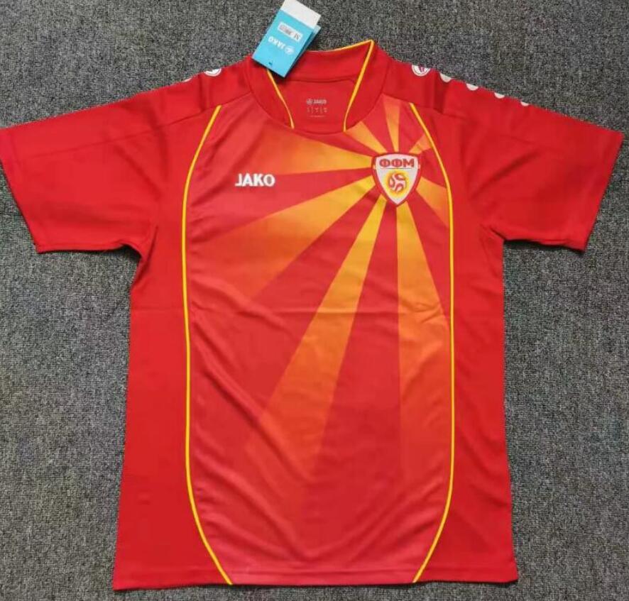 North Macedonia 2021/22 Home Shirt Soccer Jersey