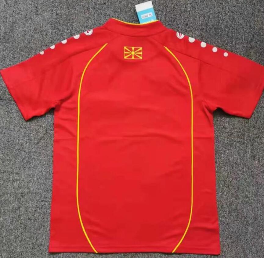 North Macedonia 2021/22 Home Shirt Soccer Jersey Dosoccerjersey Shop