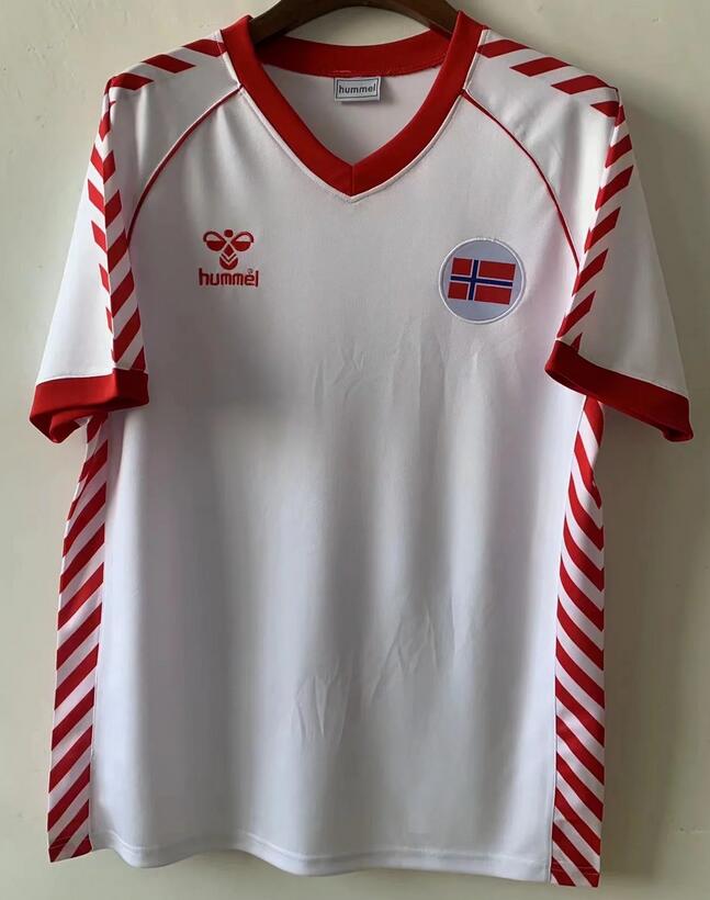 Norway 1984 Away Retro Shirt Soccer Jersey