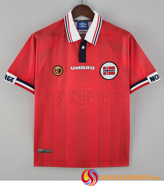 Norway 1998/99 Home Retro Shirt Soccer Jersey