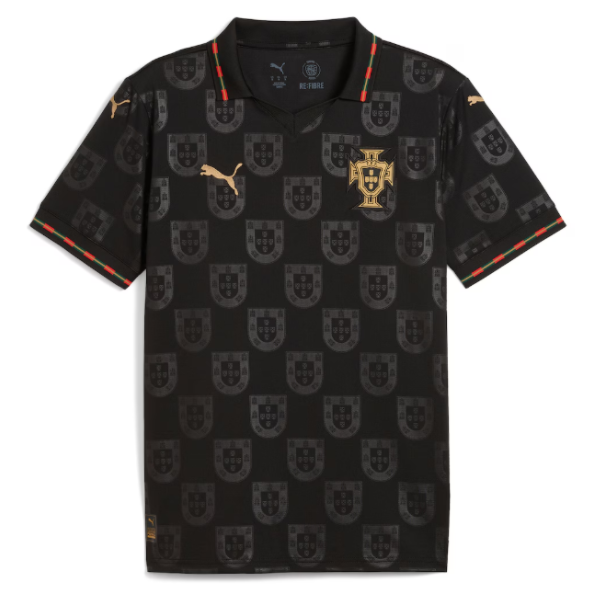 Portugal 2025/26 Special Black Shirt Soccer Jersey