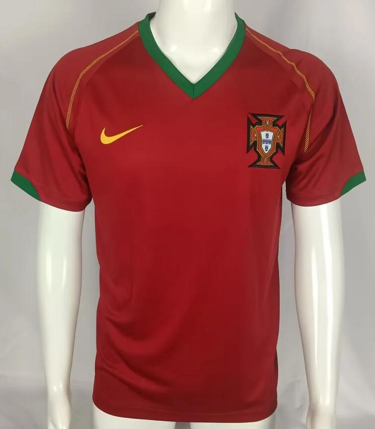 Portugal 2006 Home Retro Shirt Soccer Jersey