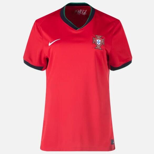Portugal 2024 Euro Cup Home Women Shirt Soccer Jersey