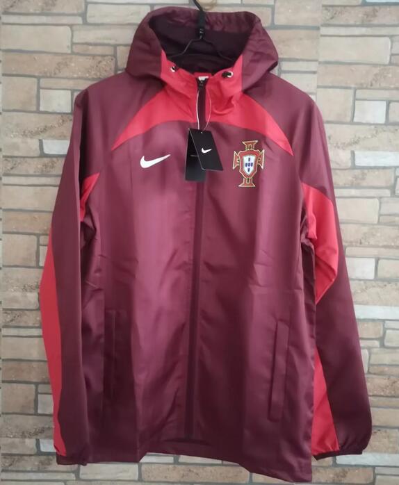 Portugal 2022 World Cup Red Windbreaker Jacket