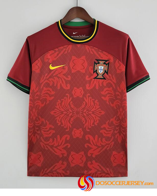 Portugal 2022/23 Special Red Shirt Soccer Jersey