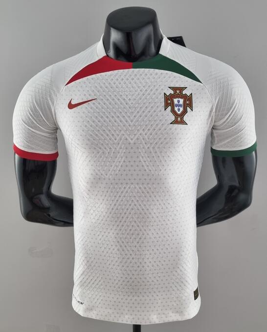 Portugal 2022/23 White Match Version Shirt Soccer Jersey