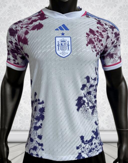 Spain 2023/24 Away Match Version Shirt Soccer Jersey