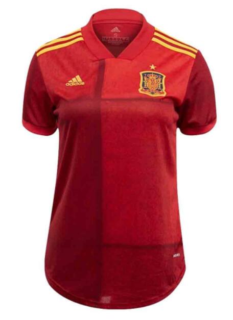 Spain 2020/21 EURO Home Women Shirt Soccer Jersey