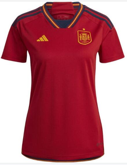 Spain 2022 World Cup Home Women Shirt Soccer Jersey