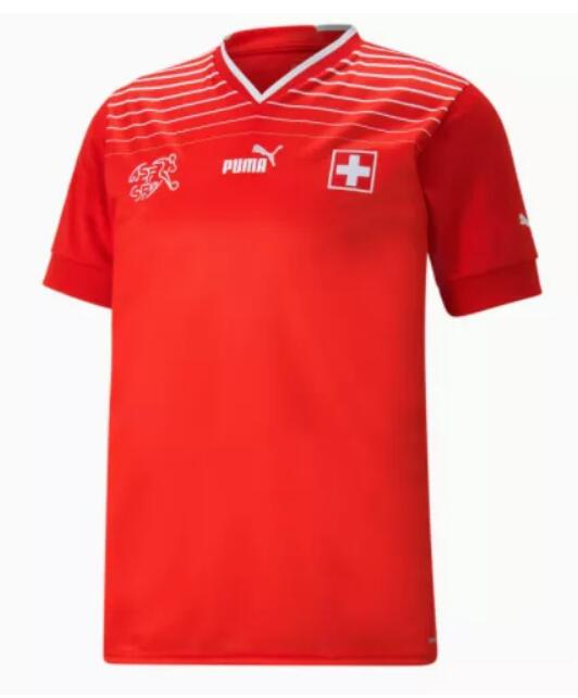 Switzerland 2022 World Cup Home Shirt Soccer Jersey