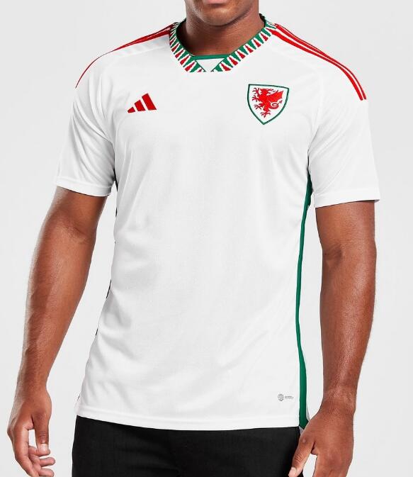 Wales 2022 World Cup Away Shirt Soccer Jersey