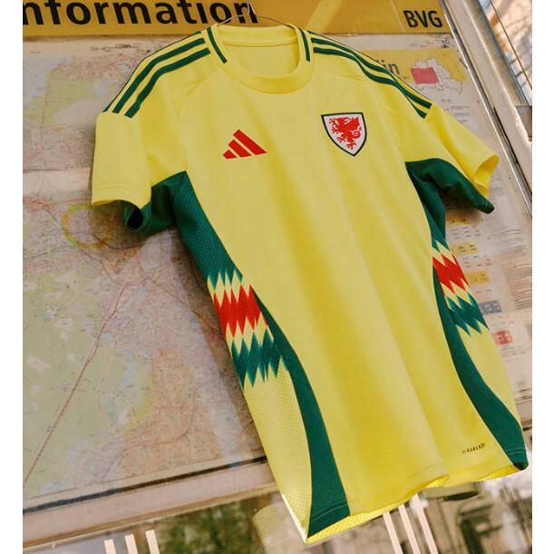Wales 2024/25 Away Shirt Soccer Jersey