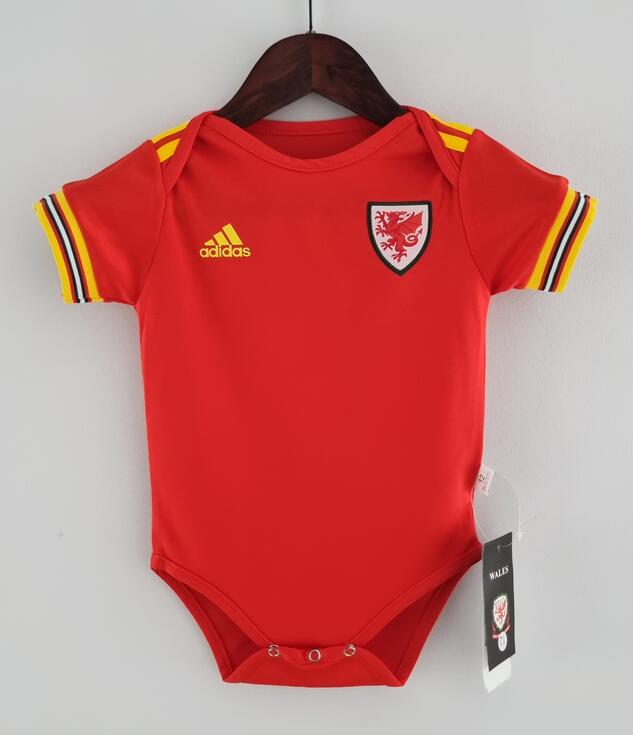 Wales 2022/23 Home Infant Baby Shirt Soccer Jersey Kit