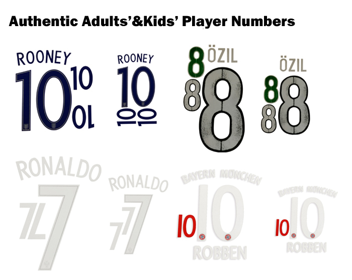 100% Authentic Letter,Number & Badge Printing Guarantee