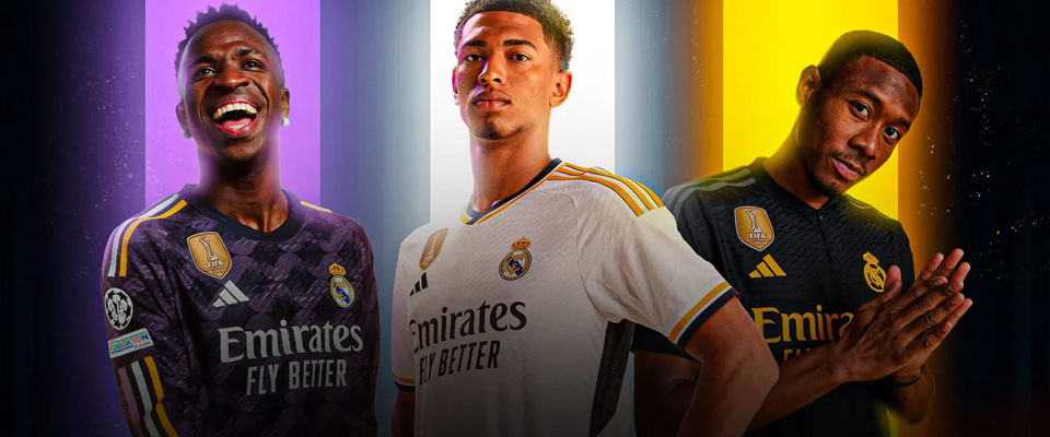 Real Madrid 2023/24 Football Club Team Soccer Kit